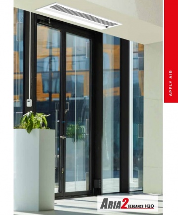 Perdea de aer cald Aria2 Elegance H2O Built-in cu motor-ventilator